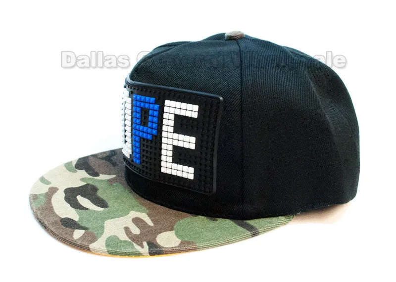 "DOPE" Trendy Snap Back Flat Bill Caps Wholesale