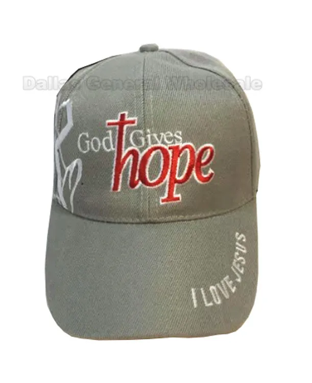 "God Gives Hope" Adults Casual Caps Wholesale