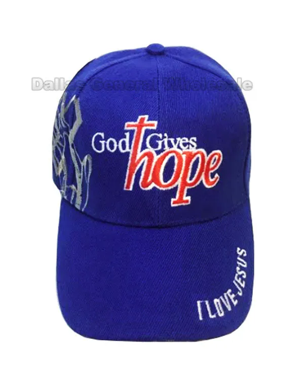 "God Gives Hope" Adults Casual Caps Wholesale