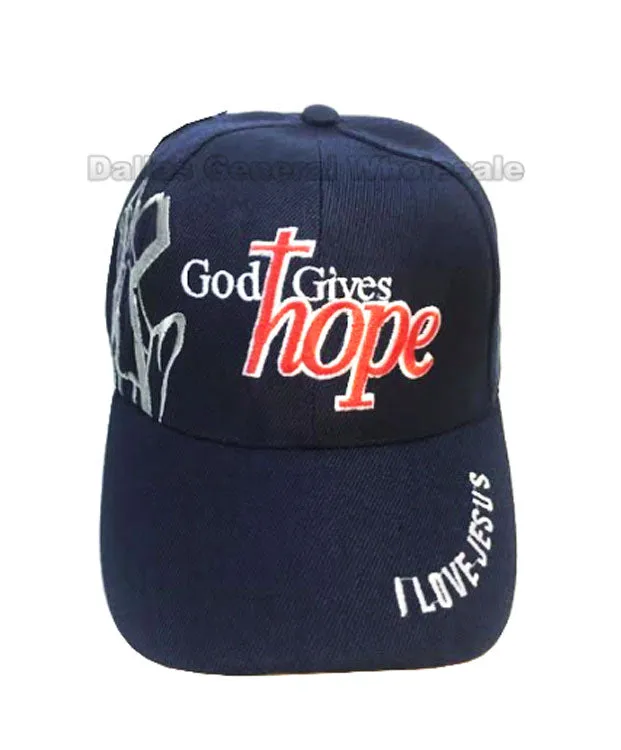 "God Gives Hope" Adults Casual Caps Wholesale