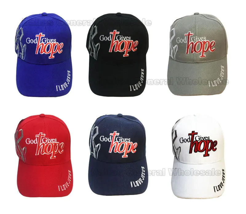 "God Gives Hope" Adults Casual Caps Wholesale