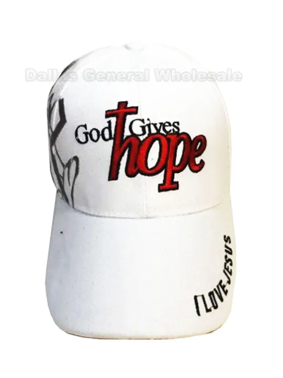 "God Gives Hope" Adults Casual Caps Wholesale