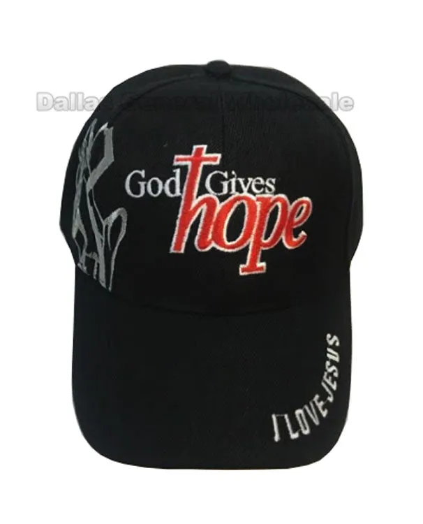 "God Gives Hope" Adults Casual Caps Wholesale