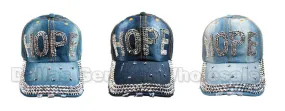 "HOPE" Fashion Denim Caps Wholesale