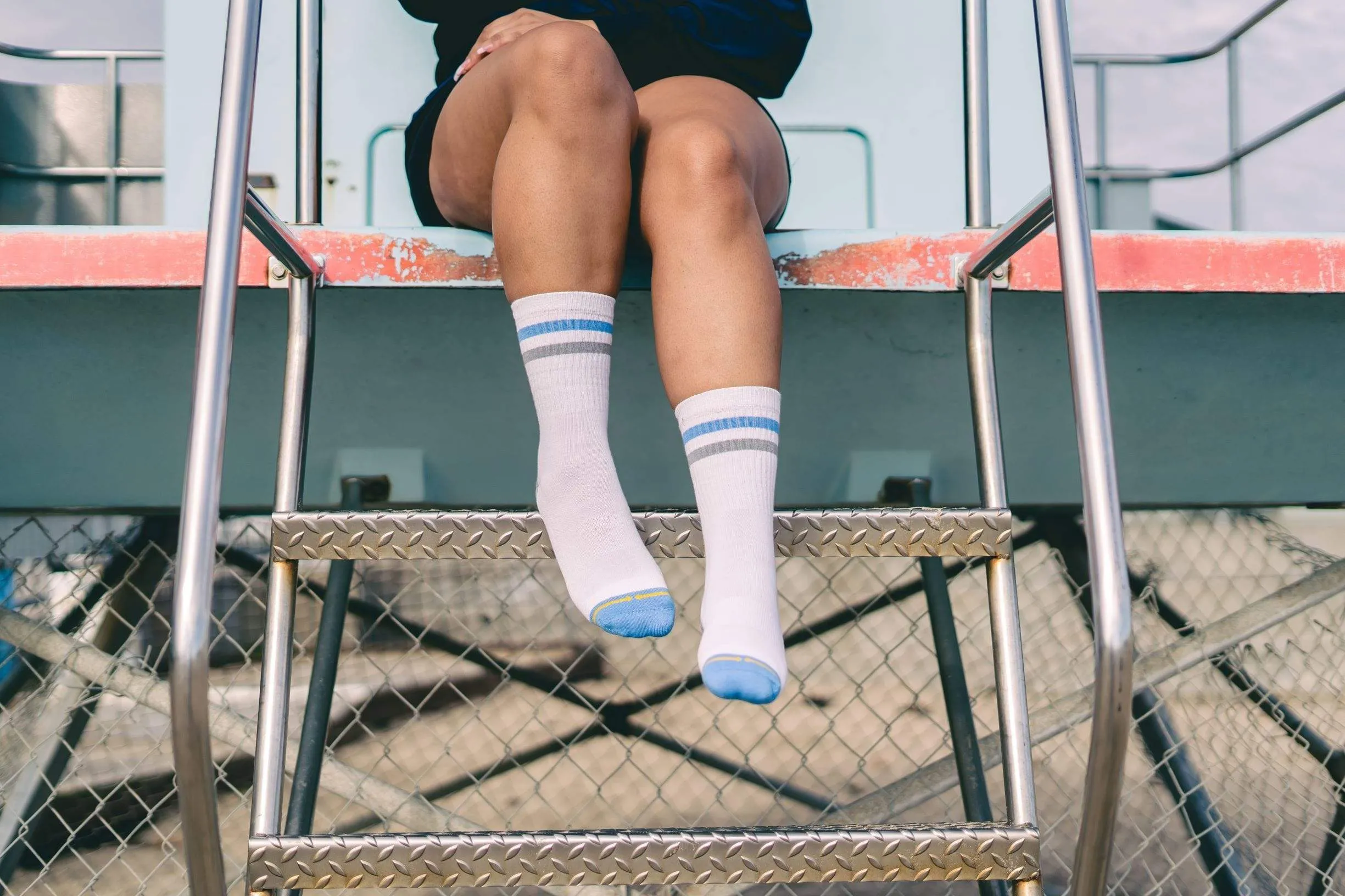 REPREVE® Subtle Sky Crew Socks