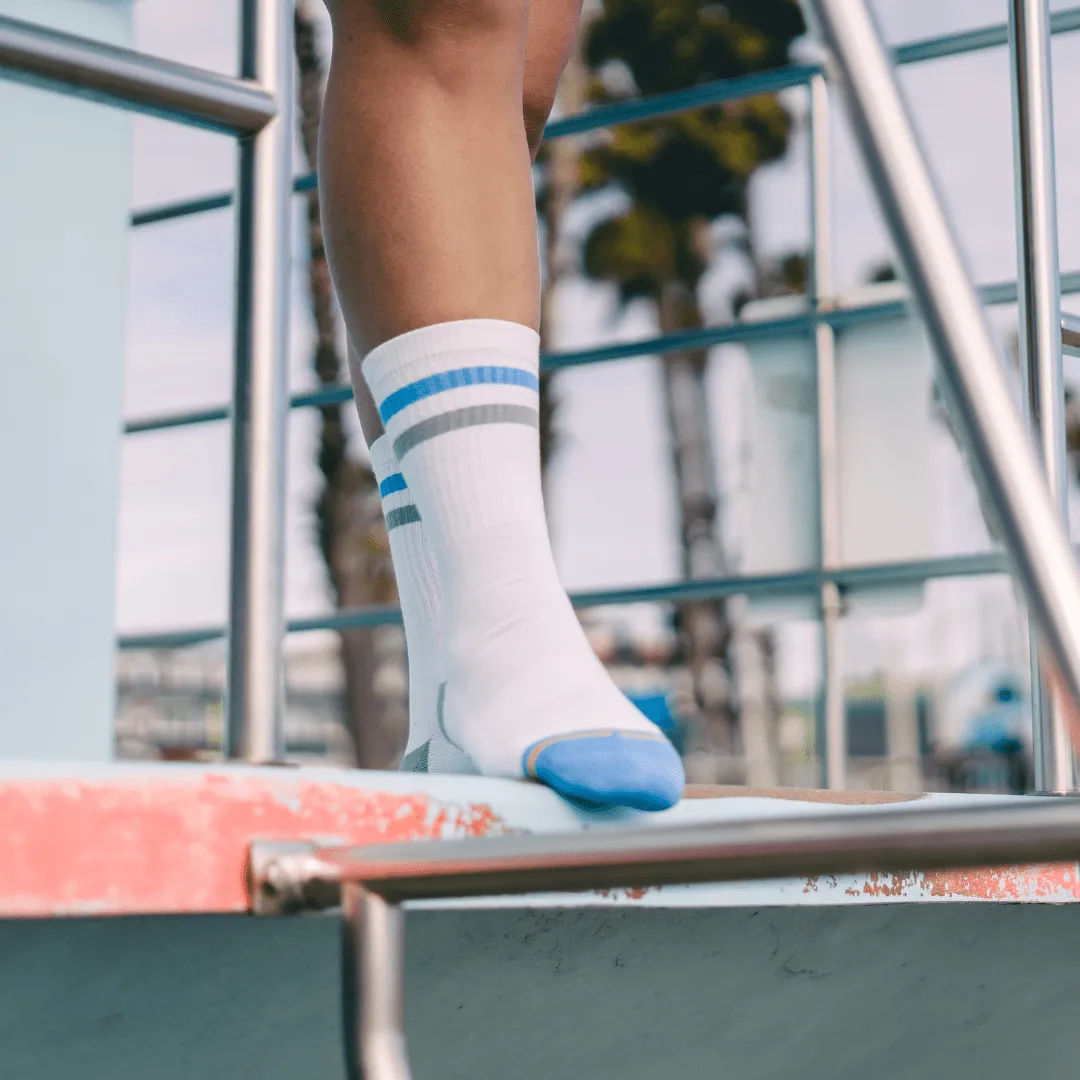 REPREVE® Subtle Sky Crew Socks