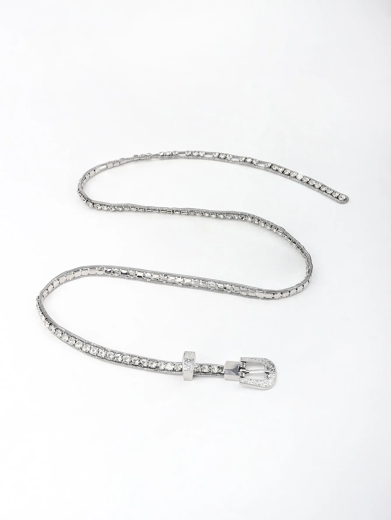 Rhinestone Metal Belt