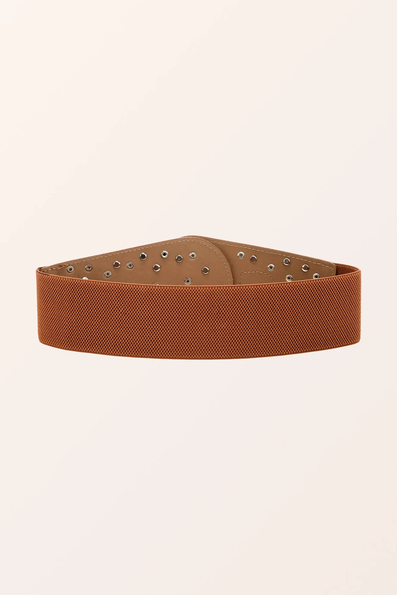 Ring Hook Buckle Belt - Light Brown