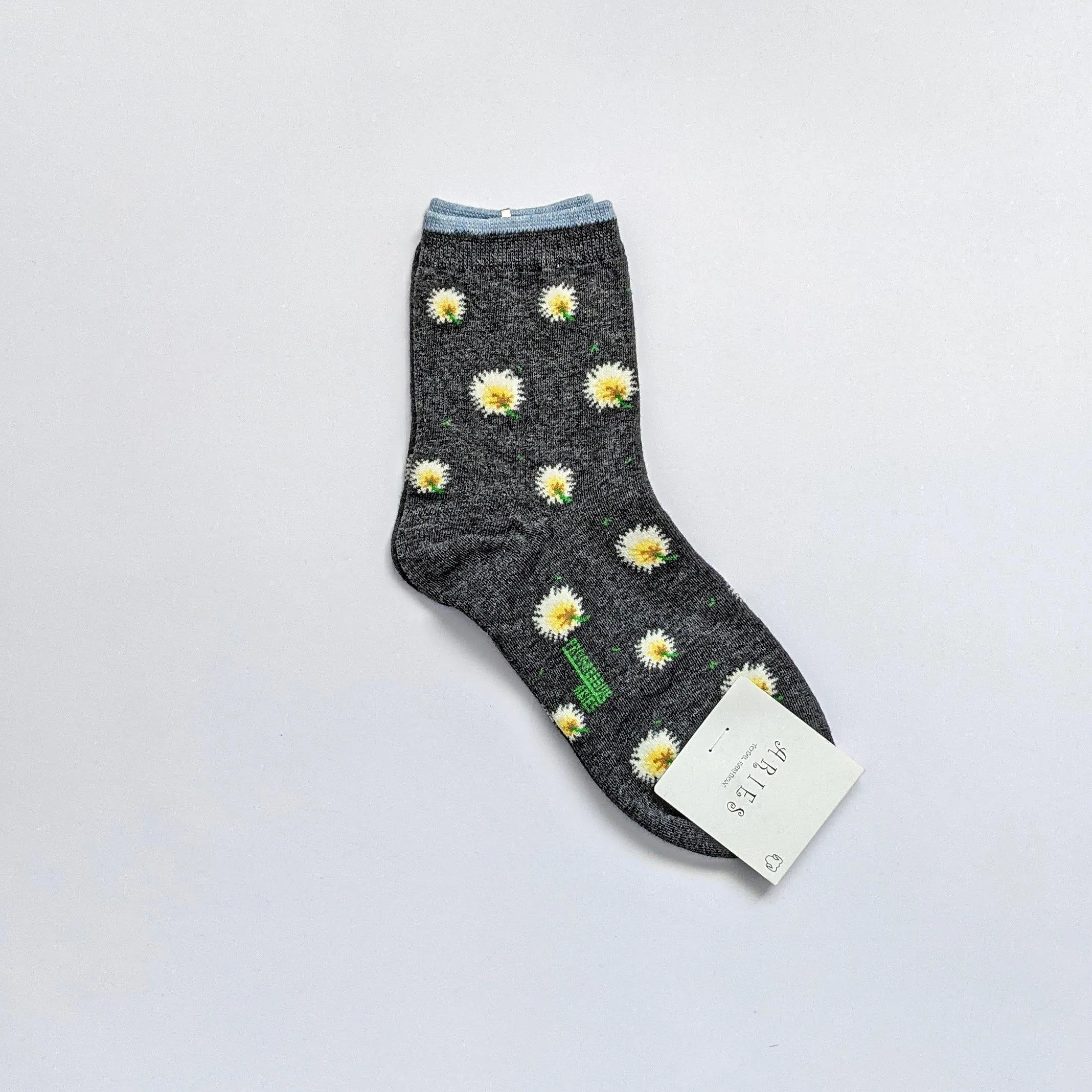 Small Flowers Women Long Socks | Animal Socks | Dog Socks | Womens Socks | Colorful Socks | Cotton Socks | Soft Socks