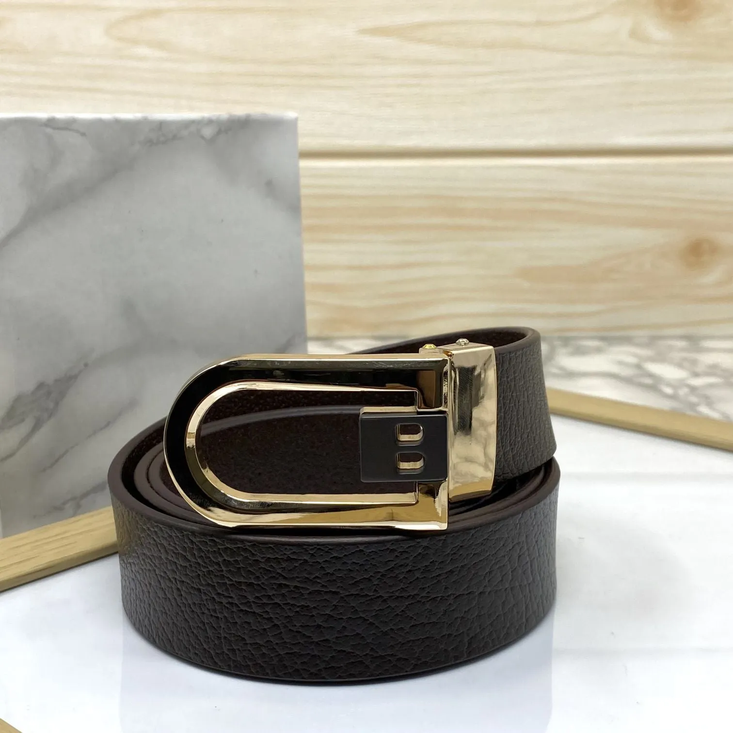 Stylish Design Men Formal Genuine Leather Belt-JonasParamount