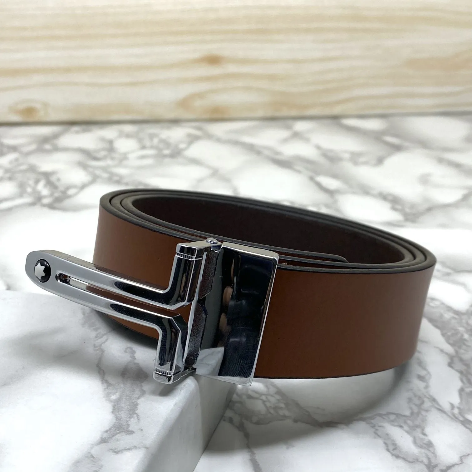 T-Shape Formal and Casual Leather Strap Belt-JonasParamount