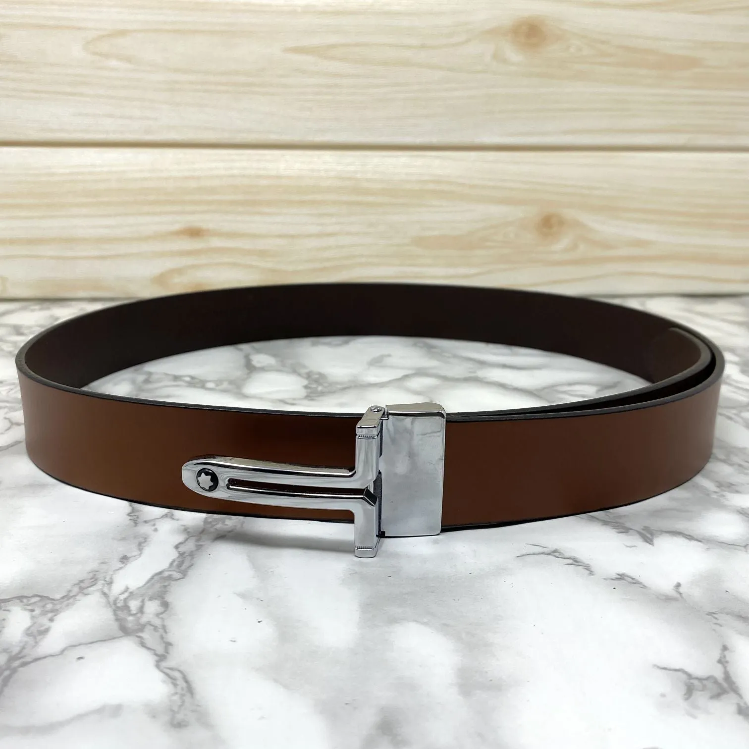 T-Shape Formal and Casual Leather Strap Belt-JonasParamount