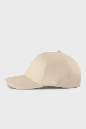 The 100 Cap in Beige Cotton /\/\