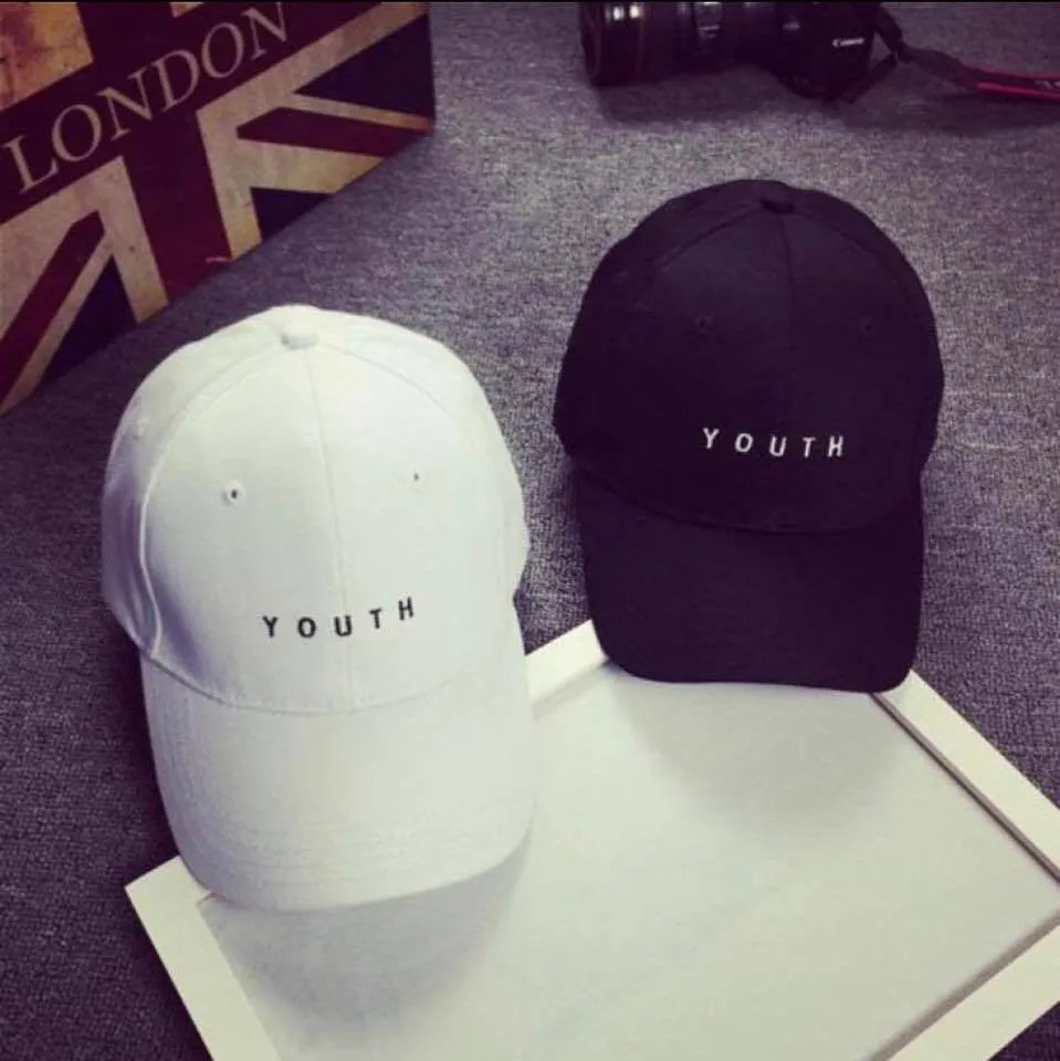 Trendy Unisex Cotton Youth Cap Statement