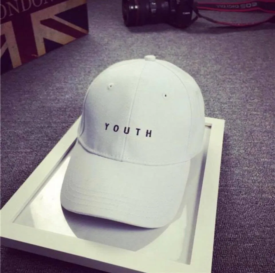 Trendy Unisex Cotton Youth Cap Statement