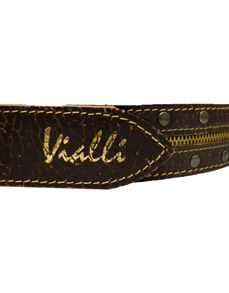 Vialli  Leather Franzosi Brown Belt