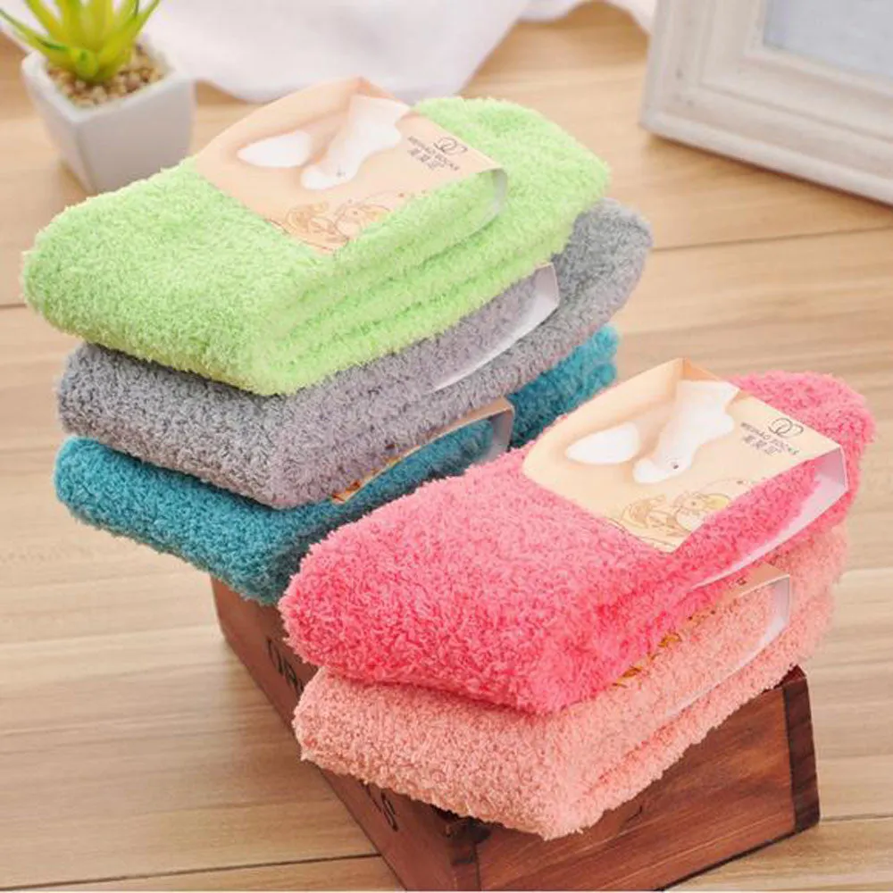 Women's Winter Warm Velvet Soft Fluffy Socks