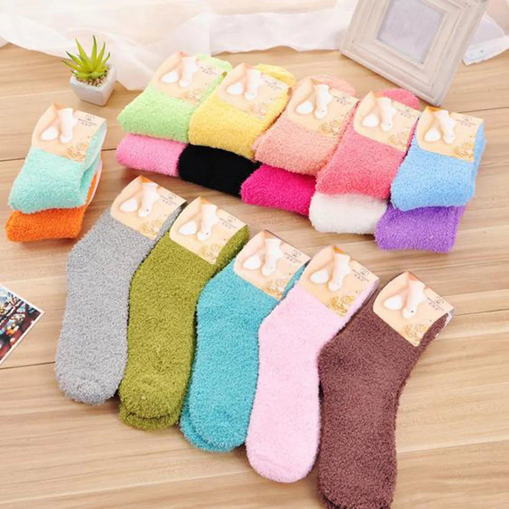 Women's Winter Warm Velvet Soft Fluffy Socks